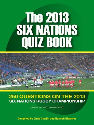 cover image of The 2013 Six Nations Quiz Book
